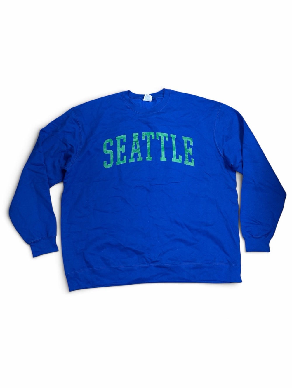 Seattle Blue Crewneck Sweatshirt - Men